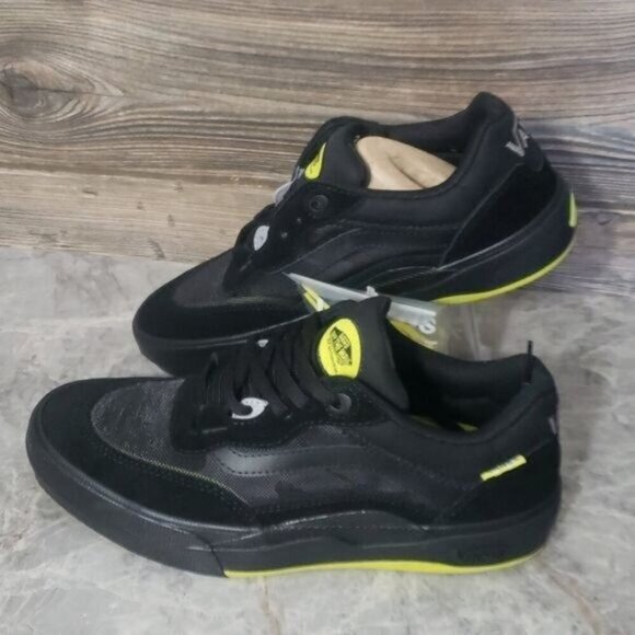 New Vans Wayvee Mens Black Skateboarding Shoes Size 7.5 Classic Skater Grunge - Picture 2 of 10